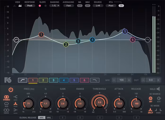 WAVES F6 Floating-Band Dynamic EQ - Oprogramowanie