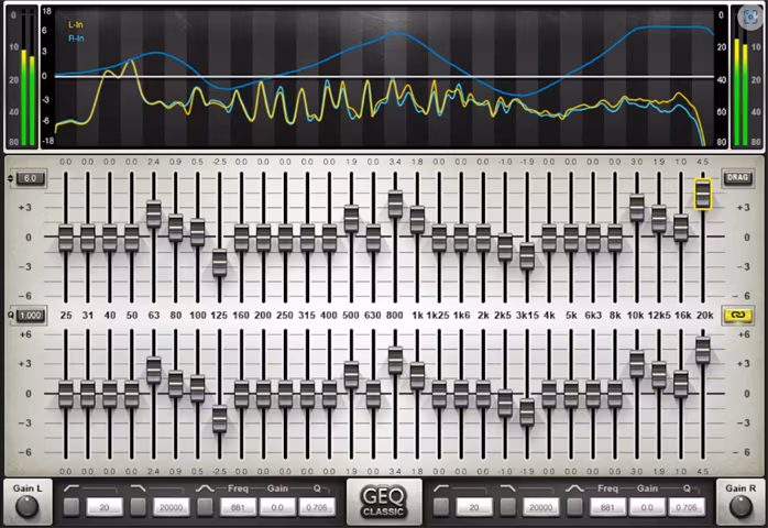 WAVES GEQ Graphic Equalizer - Oprogramowanie