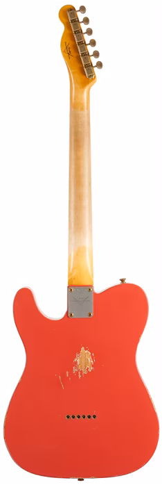 Fender Custom Shop 1964 Telecaster® Relic®, Rosewood Fingerboard, Aged Fiesta Red - Gitara elektryczna