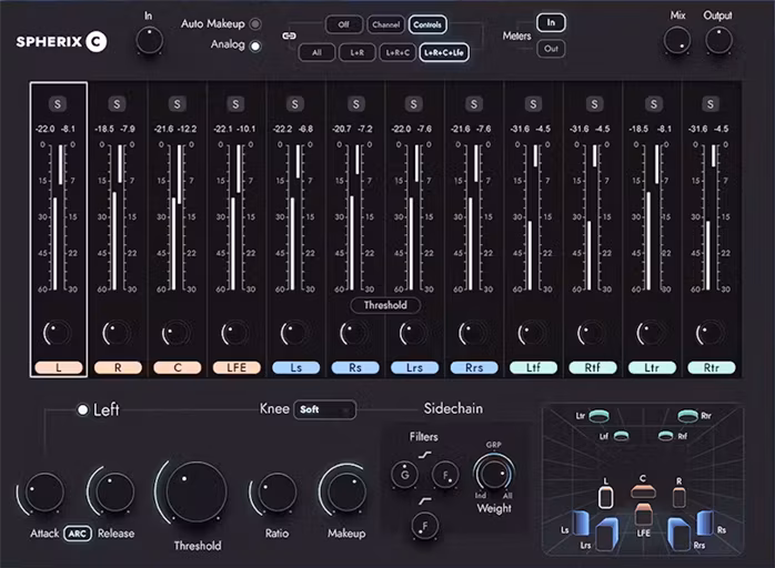 WAVES Spherix Immersive Compressor & Limiter - Oprogramowanie