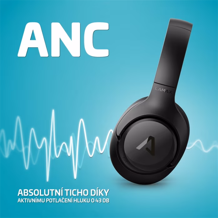 LAMAX NoiseComfort2 ANC - Słuchawki bezprzewodowy