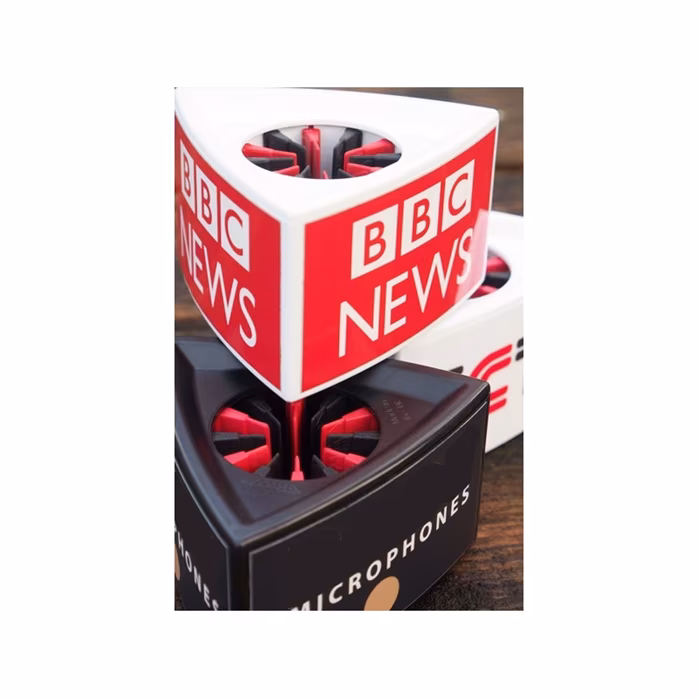 Rycote Single Square Mic Flag White - Akcesoria