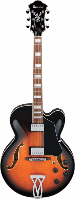 Ibanez AF75 Vintage Sunburst - Gitara półakustyczna