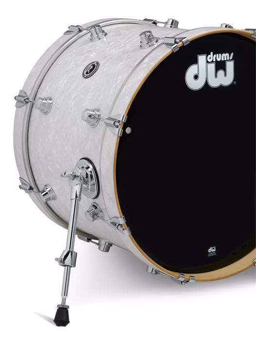 DWe 4-Piece White Marine Pearl Finish Ply Kit - Elektroakustyczny zestaw perkusyjny