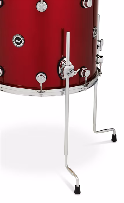 DWe 5-Piece Black Cherry Metallic Lacquer Kit - Elektroakustyczny zestaw perkusyjny