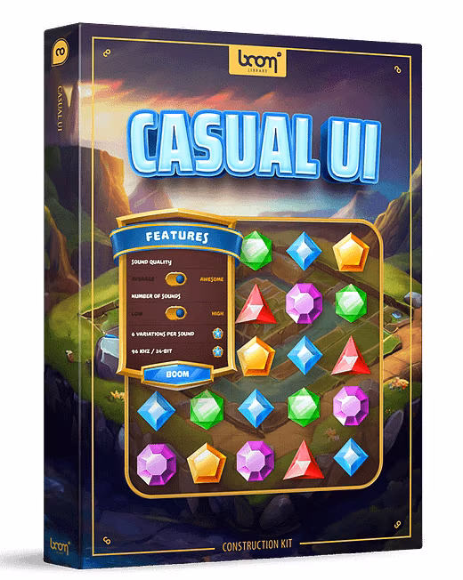 Boom Library Casual UI CK - Oprogramowanie