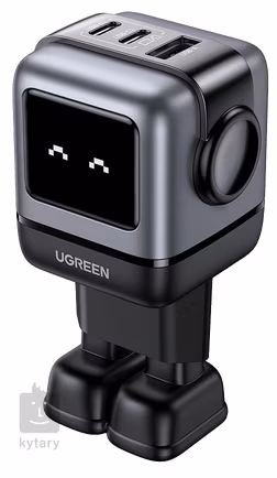 Ugreen Quick Charger 25685B Nexode RG 65W 3-Port GaN EU - Zasilacz
