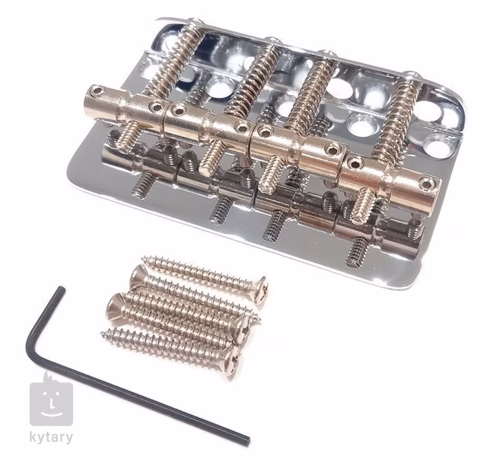 Fender Standard Series Bass Bridge Assembly, Chrome - Mostek