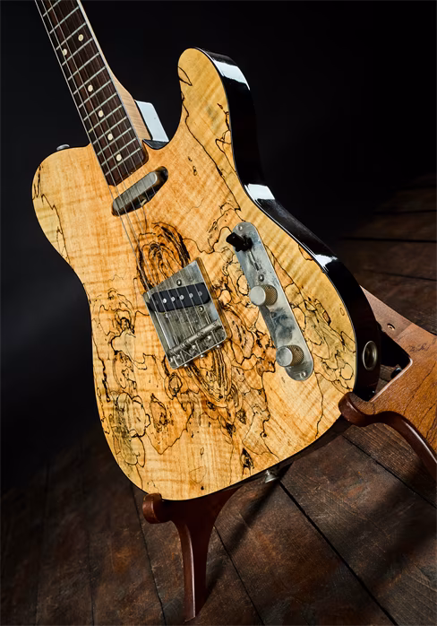 Xotic 2021 XTC-1 Spalted Maple Top Light Aged - Gitara elektryczna