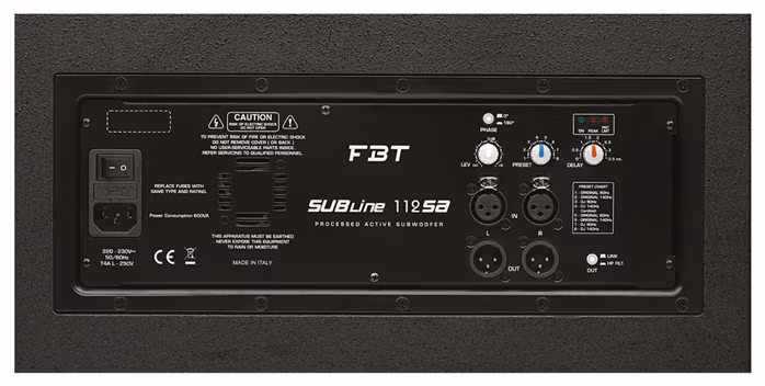 FBT SUBLINE 112SA - Aktywny subwoofer