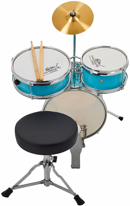 Tiger Power TCCJR30-WB Water Blue - Dziecięcy zestaw perkusyjny