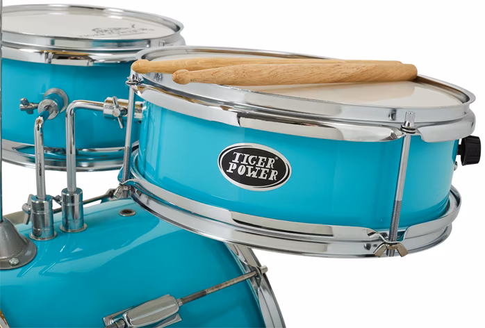 Tiger Power TCCJR30-WB Water Blue - Dziecięcy zestaw perkusyjny