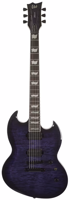 ESP LTD VIPER-1000 QM STPSB - Gitara elektryczna