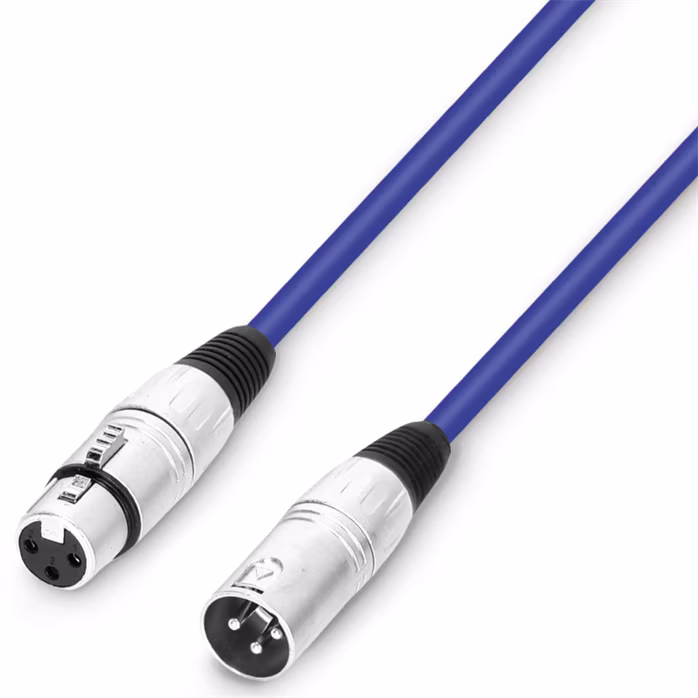 Adam Hall 3 STAR MMF 0100 BL - Kabel mikrofonowy