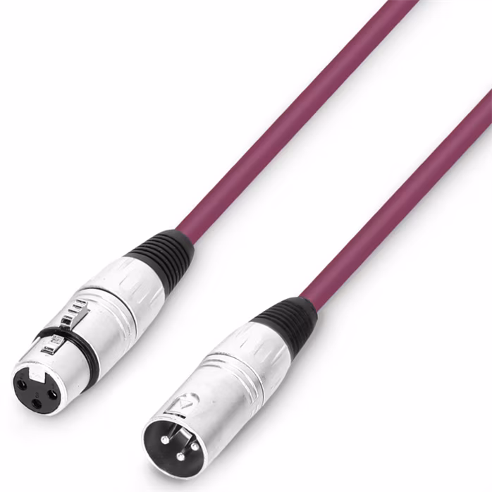 Adam Hall 3 STAR MMF 0100 PUR - Kabel mikrofonowy