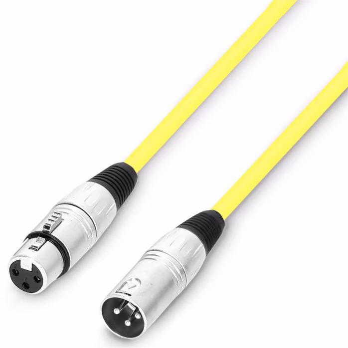 Adam Hall 3 STAR MMF 0100 YEL - Kabel mikrofonowy