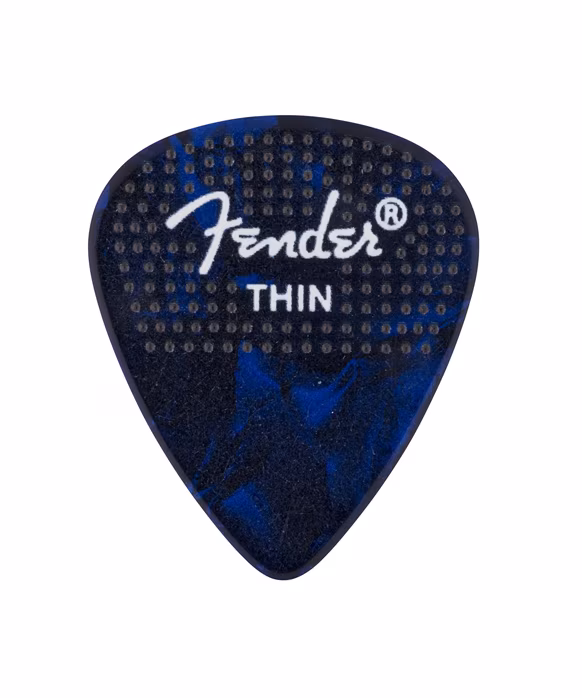 Fender 351 Dotted Celluloid Picks 12-Pack Thin - Kostki