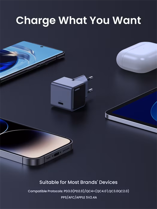 Ugreen Quick Charger 35041 Nexode S 30 W USB-C GaN  - Zasilacz