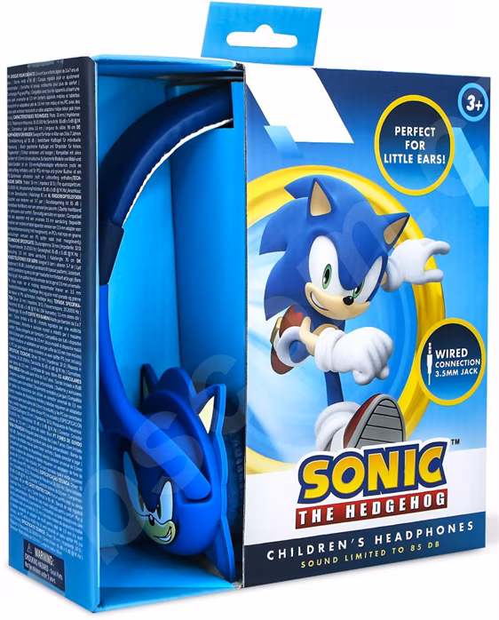 OTL Sonic The Hedgehog 3D Children's Headphones - Słuchawki
