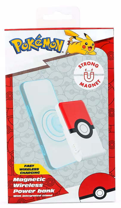 OTL Pokemon Pokeball Magnetic Wireless Power Bank - Powerbank