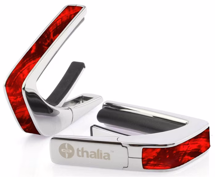 Thalia Shell Collection Red Angel Wing Chrome - Kapodaster