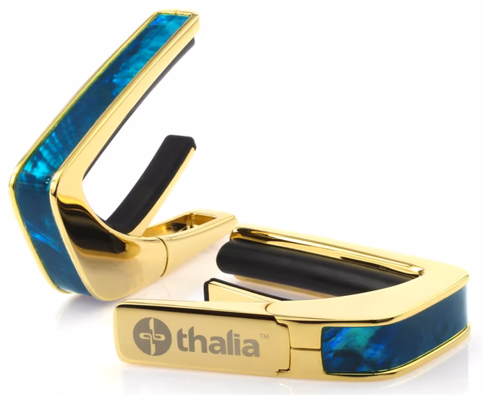 Thalia Shell Collection Teal Angel Gold - Kapodaster