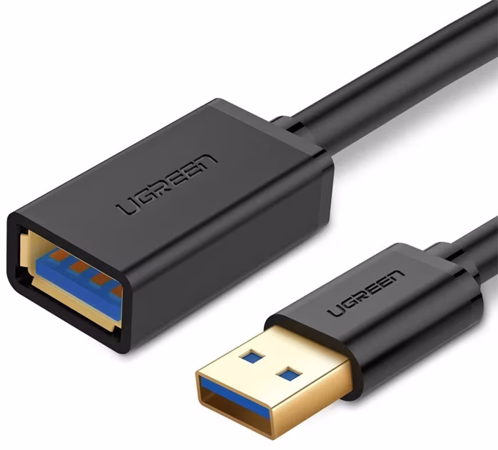 Ugreen 30125 USB 3.0 Extension Male Cable 0,5m Black - Przedłużacz