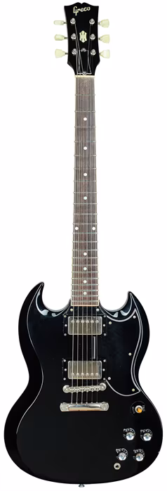 Greco 1989 SG Mint Collection SS600 Black - Gitara elektryczna
