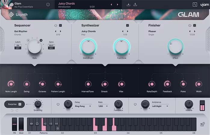 UJAM GLAM - Oprogramowanie