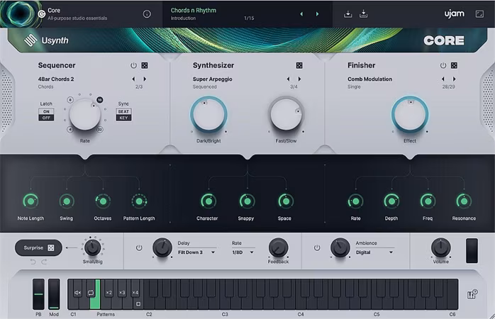 UJAM CORE - Oprogramowanie