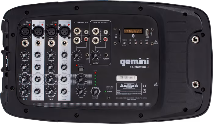 Gemini ES-210MXBLU - System nagłośnieniowy