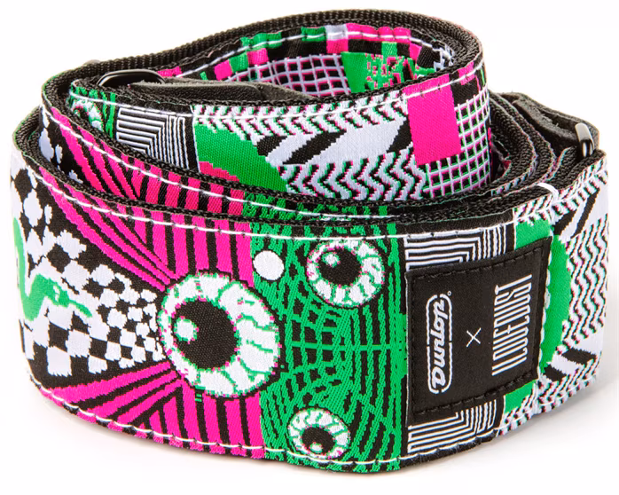 Dunlop ILOVEDUST Mnemonic Fuzz Strap - Pas gitarowy