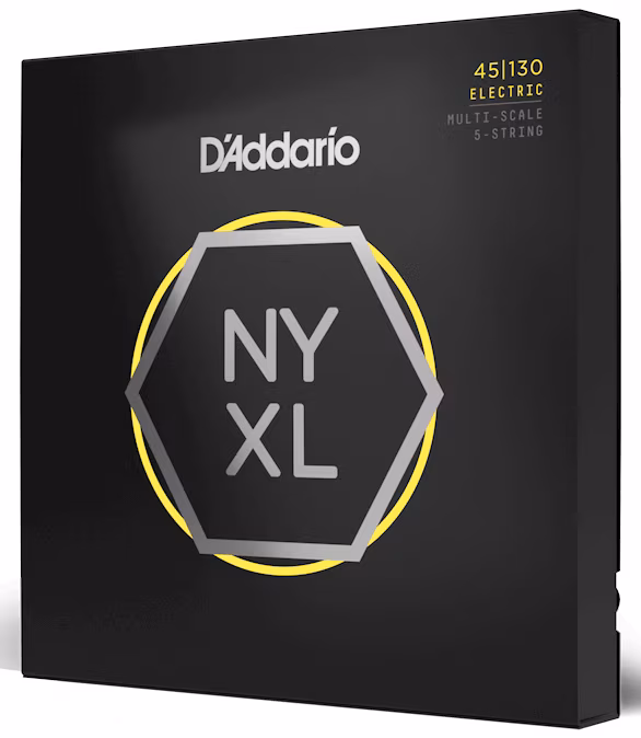 D'Addario NYXL45130 Multi-Scale - Struny do pięciostrunowej gitary basowej