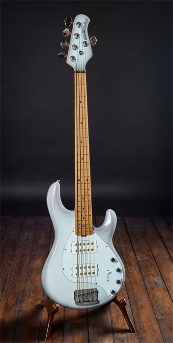 Music Man 2022 Stingray Special HH 5 Snowy White - Elektryczna gitara basowa