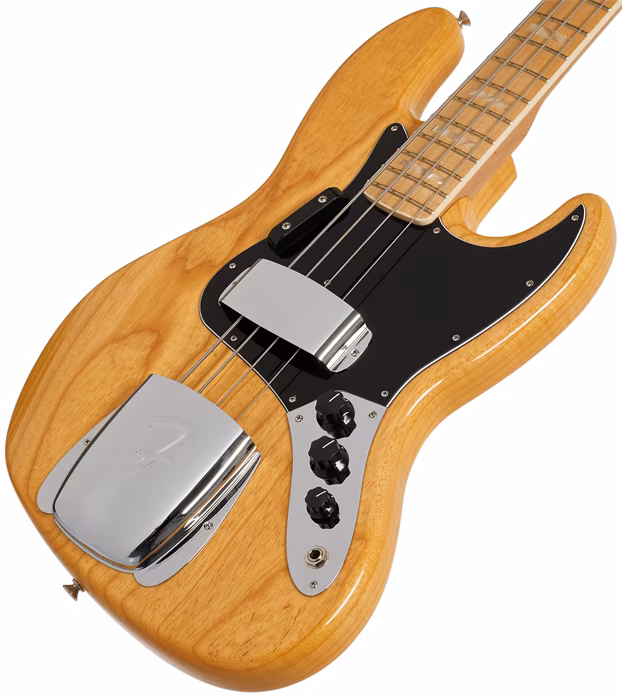 Fender Custom Shop 75 Jazz Bass NOS Aged Natural - Elektryczna gitara basowa