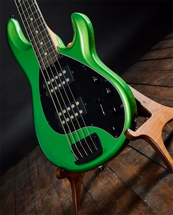 Music Man 2024 StingRay Special 5 HH Kiwi Green - Elektryczna gitara basowa