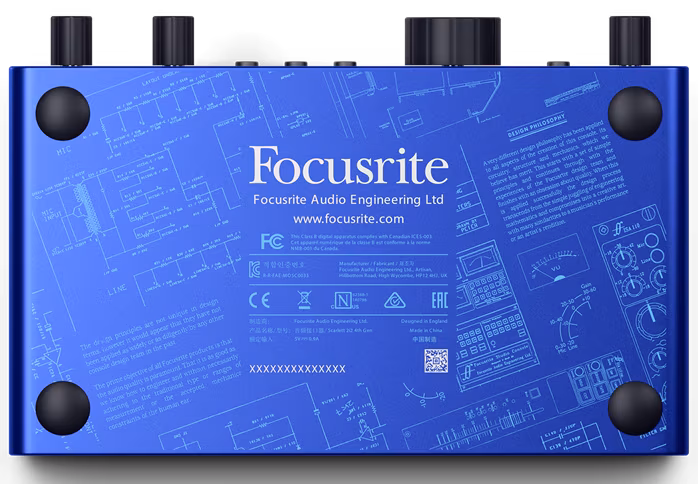 Focusrite Scarlett 2i2 Anniversary Edition - Karta dźwiękowa USB