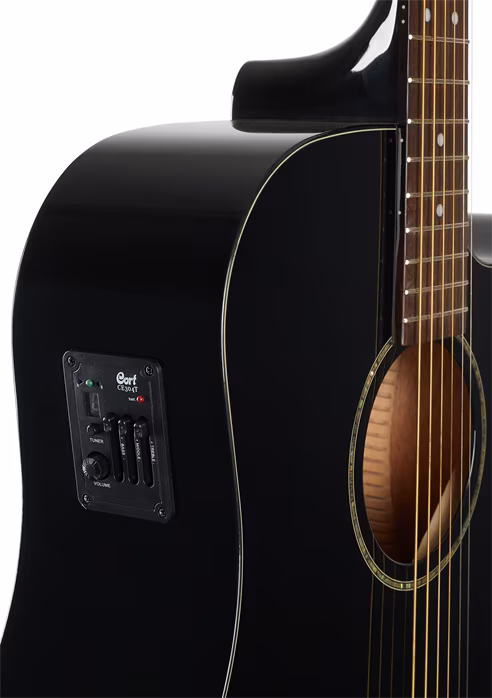 Cort EARTH60CE BK (uszkodzone) - Gitara elektroakustyczna