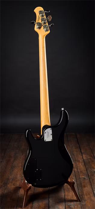 Music Man 2003 Sterling 4 Black Matching Headstock - Elektryczna gitara basowa