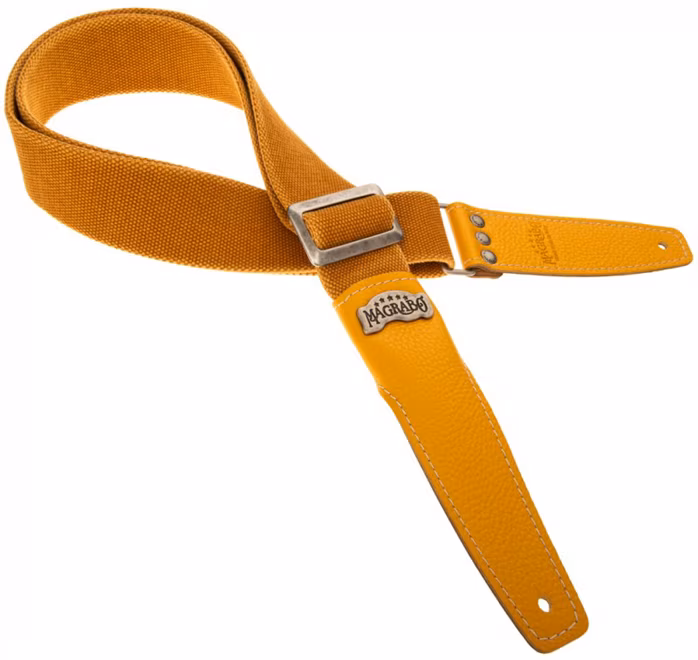 Magrabò Stripe SS Cotton Washed Black / Core Black 5 cm  - Pas gitarowy