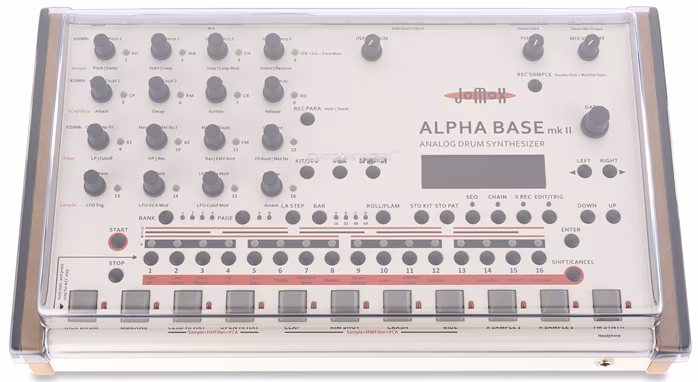 Decksaver JOMOX ALPHABASE COVER FITS ALPHABASE MK1, MK2, XBASE999, XBASE888 - Osłona