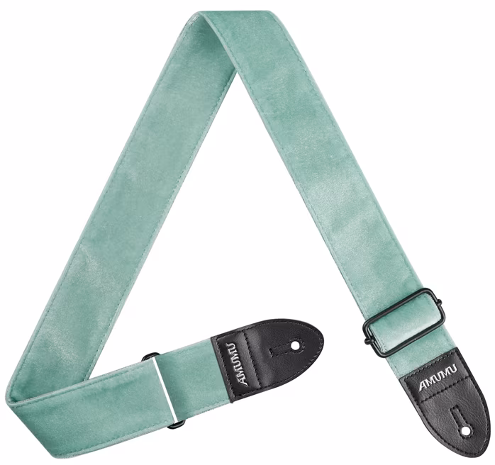 Amumu Velvet Mint Green - Pas gitarowy