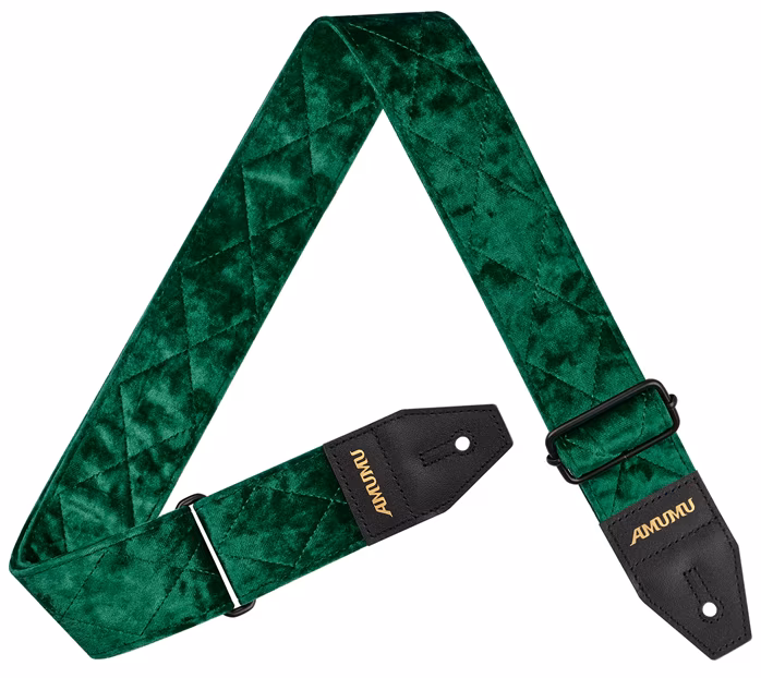 Amumu Velvet Deluxe Emerald Green - Pas gitarowy