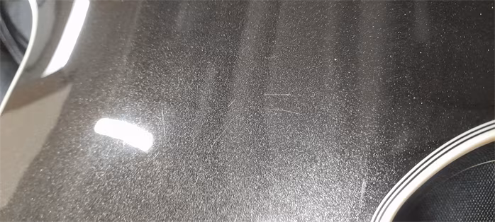 D'Angelico Premier SS Single Cutaway Stop-Bar Tailpie CE Black Flake (używane) - Gitara półakustyczna