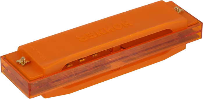 Hohner Translucent Harp C, orange, hardcase - Harmonijka ustna