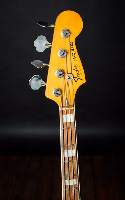 Fender 1980 Jazz Bass Black RW - Elektryczna gitara basowa