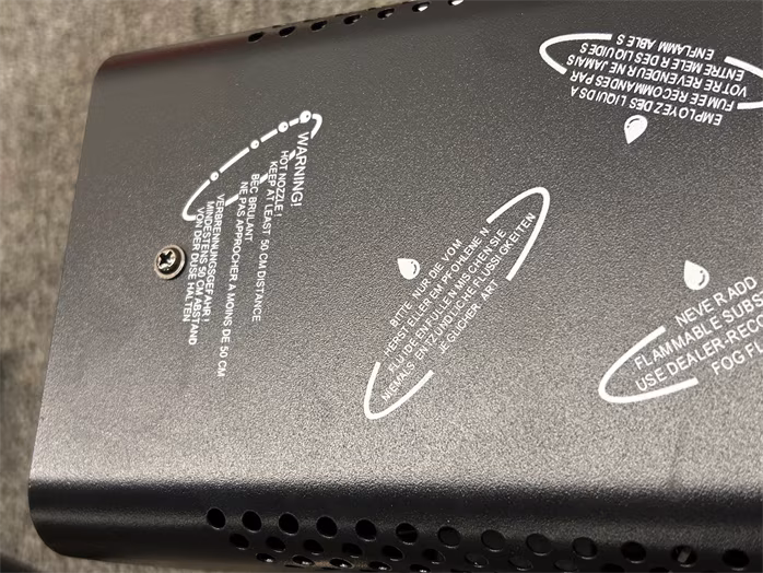 Flash FLM-600 MINI FOG MACHINE + Blue (używane) - Wytwornica mgły z LED