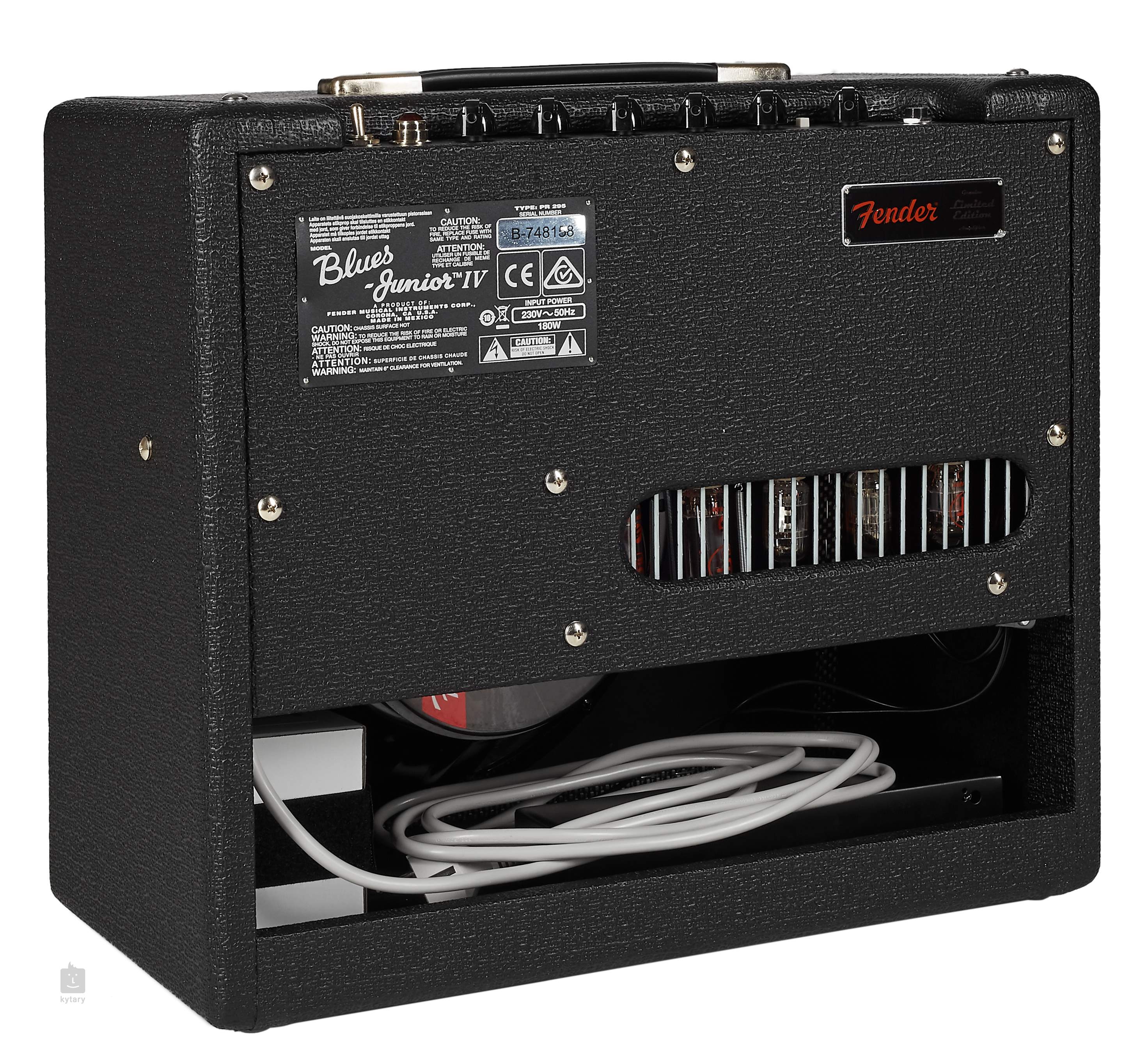 FENDER BLUES JR IV HUMBOLDT Combo lampowe gitarowe blues junior iv black lampowy wzmacniacz gitarowy 15 w marki