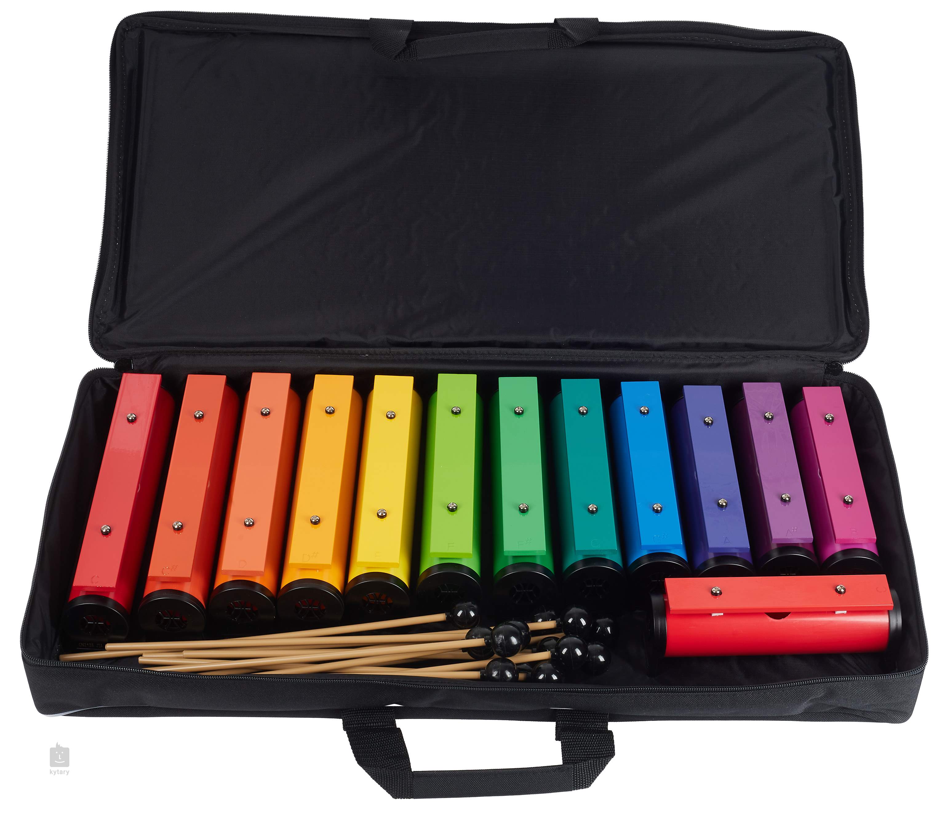 BOOMWHACKERS ChromaNotes Resonator Bells Complete Set Dzwonki