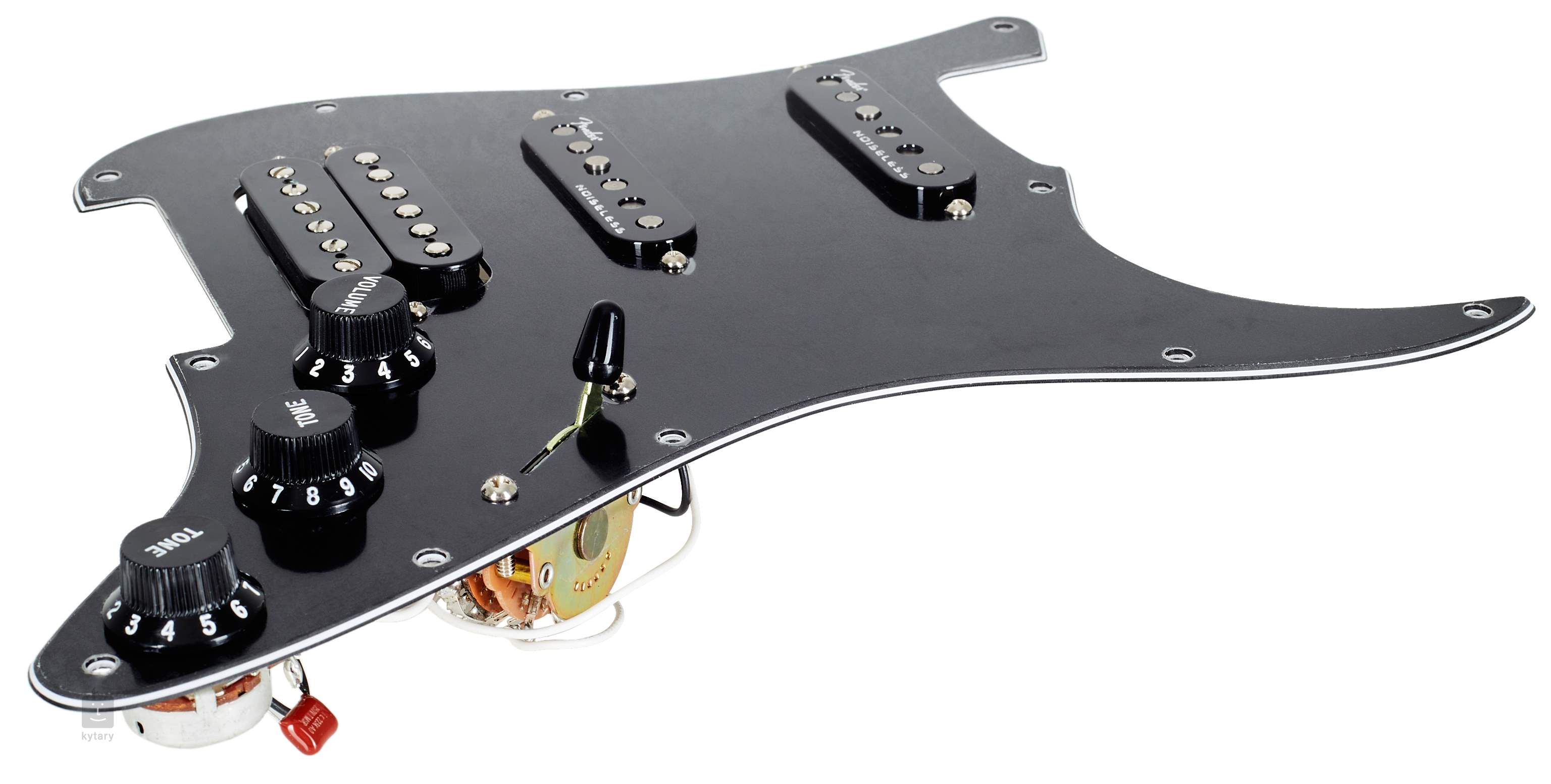 Fender Pre Wired Pickguard Strat Hss Shawg4 Bwb Zestaw Przetworników Do Gitary Elektrycznej 1440